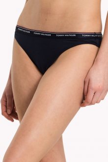 Tommy Hilfiger 3 pack tmavě modrých kalhotek Bikini Basic - S