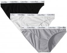 Calvin Klein dámské kalhotky 3 PACK Bikini - XS