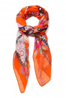 Desigual barevný šátek Foul Mensaje