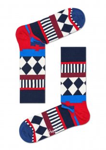 Happy Socks barevné vzorované ponožky Disco Tribe  - 36-40