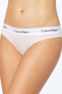Calvin Klein pudrové kalhotky Bikini - L