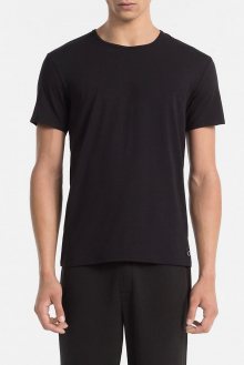 Calvin Klein černé pánské tričko S/S Crew Neck - L
