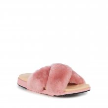 Emu Australia růžové pantofle Mareeba Dusty Pink s kožíškem - 36