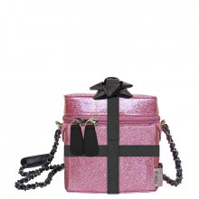 Disaster třpytivá crossbody kabelka Pompom Tutti Glitter Mini Bag