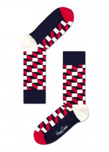 Happy Socks tříbarevné ponožky Filled Optic - 41-46