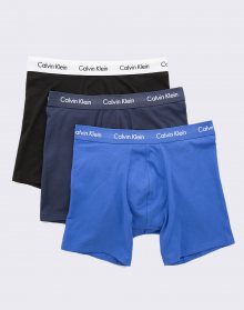 Calvin Klein 3P Boxer Brief Black/ Blueshadow/ Cobaltwater S