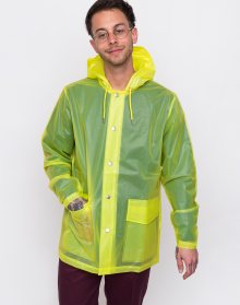 Rains LTD Short Hooded Coat 27 Foggy Neon Yellow XS/S