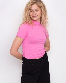 Lazy Oaf Pink Fitted Tee Pink S