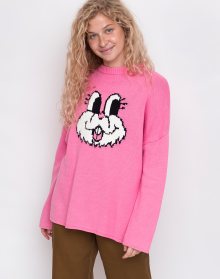 Lazy Oaf Bunny Jumper Pink M
