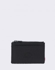 Herschel Supply Oscar Leather RFID Black Pebbled Leather