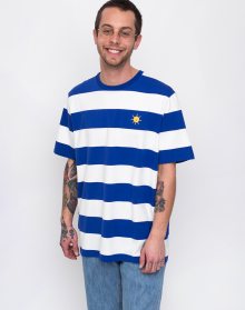 Lazy Oaf Blue & White Stripe Sunshine T-Shirt Stripe L