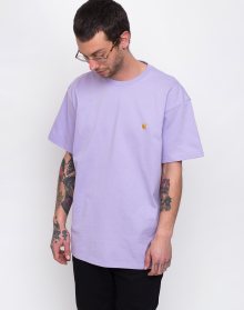 Carhartt WIP Chase T-Shirt Soft Lavender/Gold L