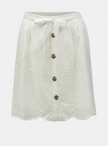 Bílá sukně s madeirou Dorothy Perkins