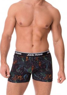 Pánské boxerky John Frank JFBD237 L Černá
