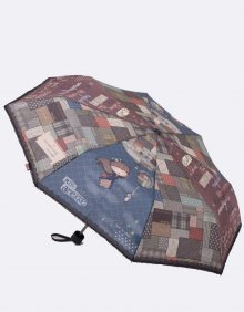 Anekke modrý skládací deštník Miss Anekke