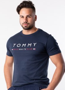 Pánské tričko Tommy Hilfiger UM0UM01167 L Tm. modrá