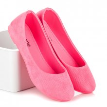 Pohodlné a luxusní růžové baleríny