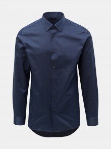 Tmavě modrá formální slim fit košile Selected Homme Pen-Pelle