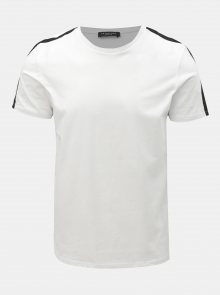 Bílé tričko Selected Homme Rib