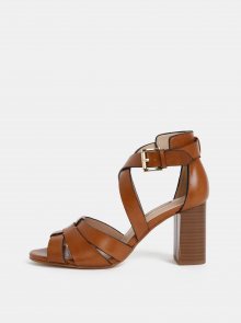 Hnědé sandálky Dorothy Perkins