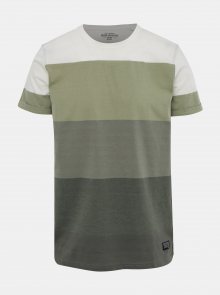 Zelené pruhované tričko Shine Original