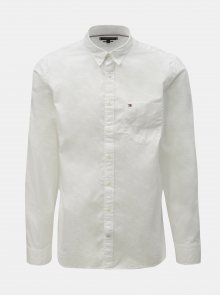 Bílá pánská regular fit košile s kapsou Tommy Hilfiger