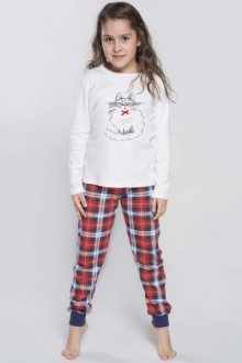 Italian Fashion Carmen Dz. dl.r. dl.k. Dívčí pyžamo 86-92 ecru