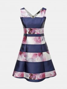 Růžovo-modré květované šaty Dorothy Perkins