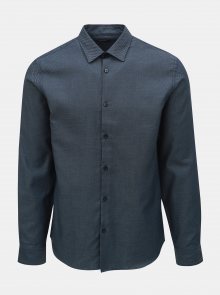 Tmavě modrá vzorovaná regular fit košile Selected Homme Twogreg