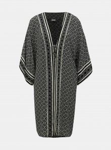 Černé vzorované kimono Jacqueline de Yong Jackie