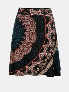 Černá vzorovaná sukně Desigual Nise