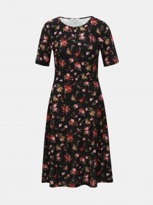 Černé květované šaty Dorothy Perkins Tall