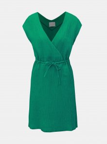 Zelené žebrované šaty VILA Chunny