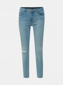 Světle modré slim fit džíny s potrhaným efektem TALLY WEiJL