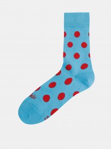 Modré puntíkované ponožky Fusakle Guličkár nápadný