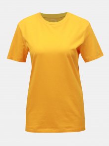 Žluté basic tričko Selected Femme My Perfect