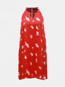 Červené květované šaty ONLY Giza