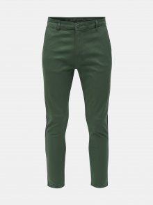 Zelené chino kalhoty Shine Original