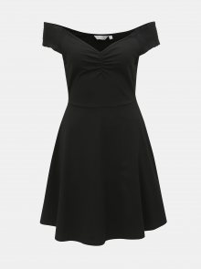 Černé šaty s odhalenými rameny Dorothy Perkins Petite