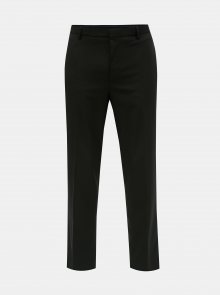 Černé oblekové tailored fit kalhoty Burton Menswear London