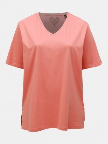 Oranžové basic tričko Ulla Popken