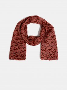 Červený šátek s leopardím vzorem Pieces Curie