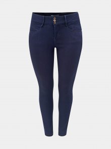 Tmavě modré skinny džíny s vysokým pasem ONLY CARMAKOMA Anna