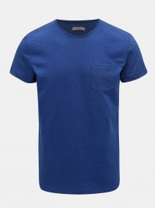 Modré pánské tričko s kapsou Tom Tailor