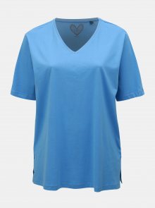 Světle modré basic tričko Ulla Popken
