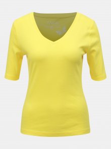 Žluté basic tričko M&Co
