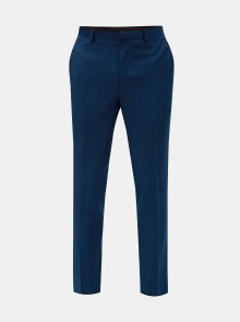 Modré oblekové slim fit kalhoty Burton Menswear London