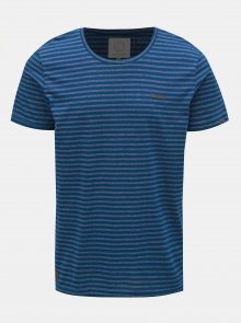 Tmavě modré pánské pruhované tričko Ragwear Paul Stripe Organic