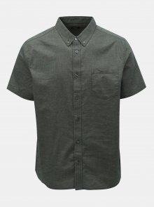 Khaki košile s kapsou Burton Menswear London
