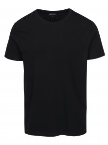 Černé regular fit basic tričko Burton Menswear London